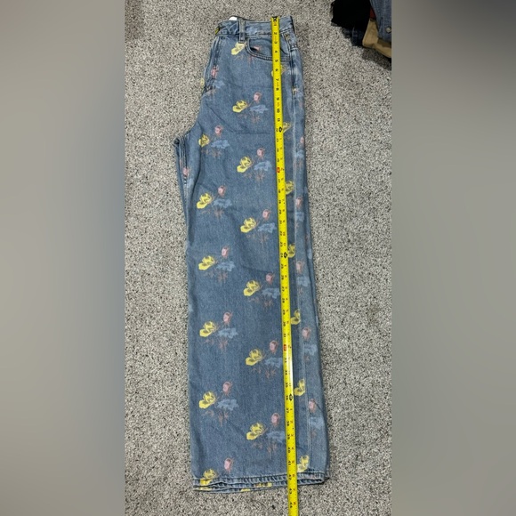 GANNI Baggy Pants in Floral Prints Size 30 - Picture 11 of 13